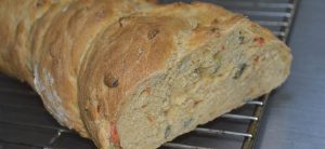 Madbrød med rød peber