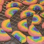 Regnbue cookies - til afkøling