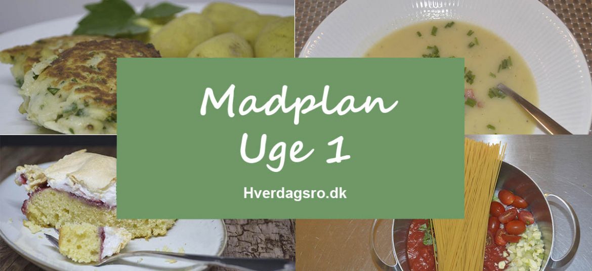 Madplan uge 1