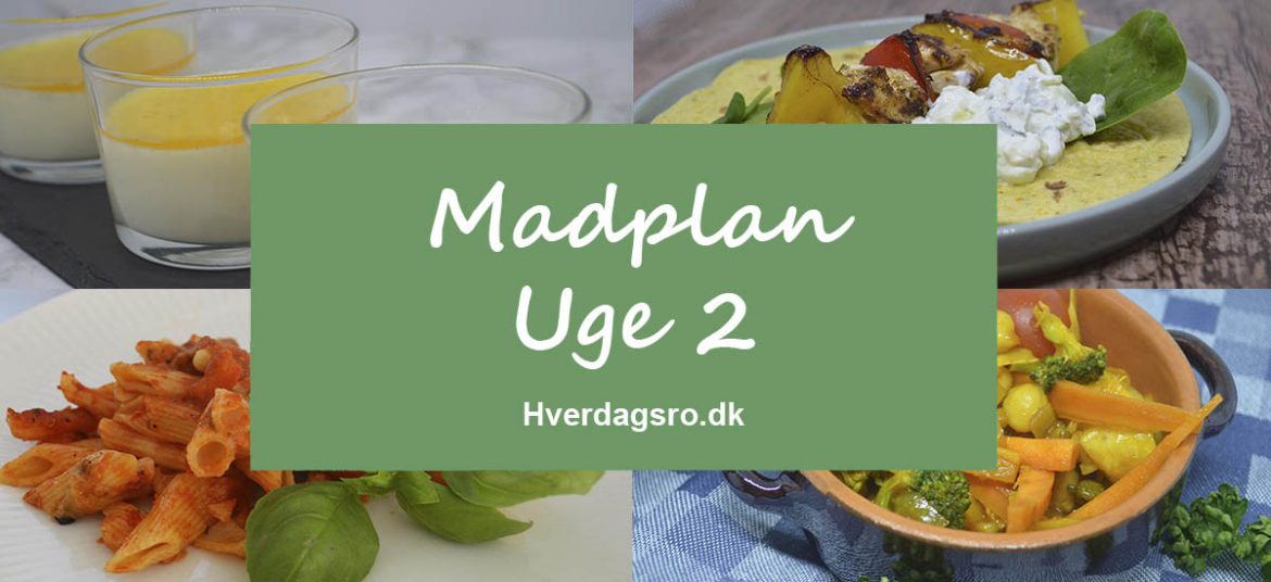 Madplan uge 2