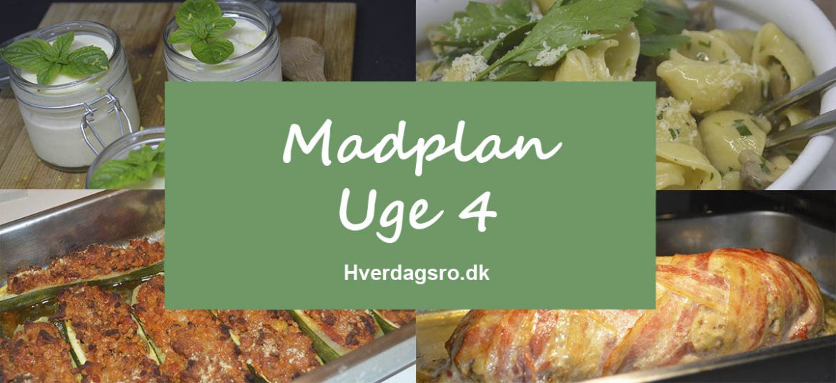 Madplan uge 4