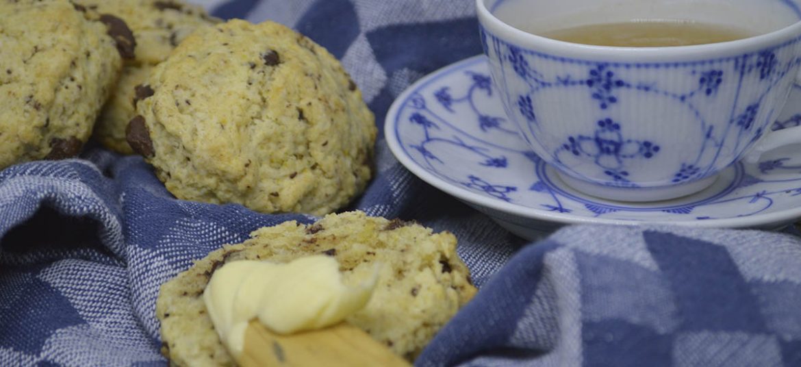 Chokoladescones