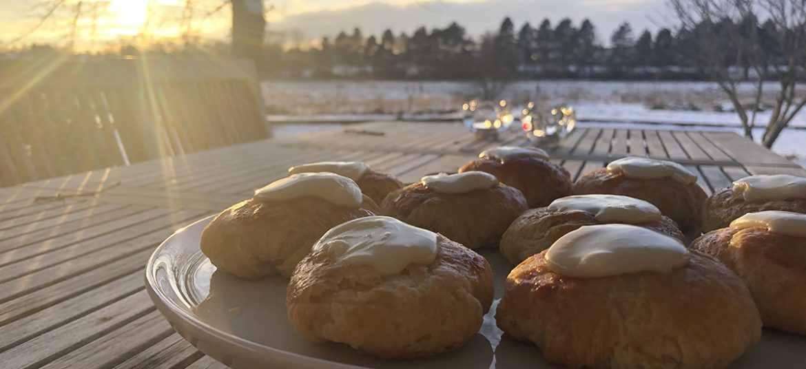 Fastelavnsboller med appelsin og marcipan 1